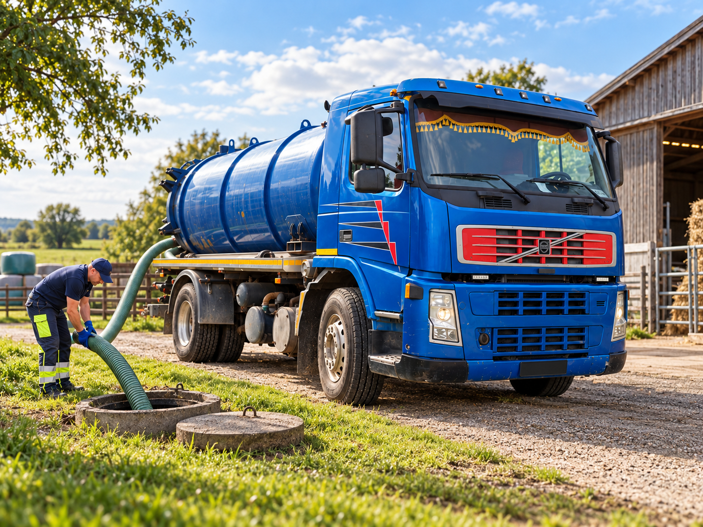 Wywóz szamba przy domu – Volvo LuMa