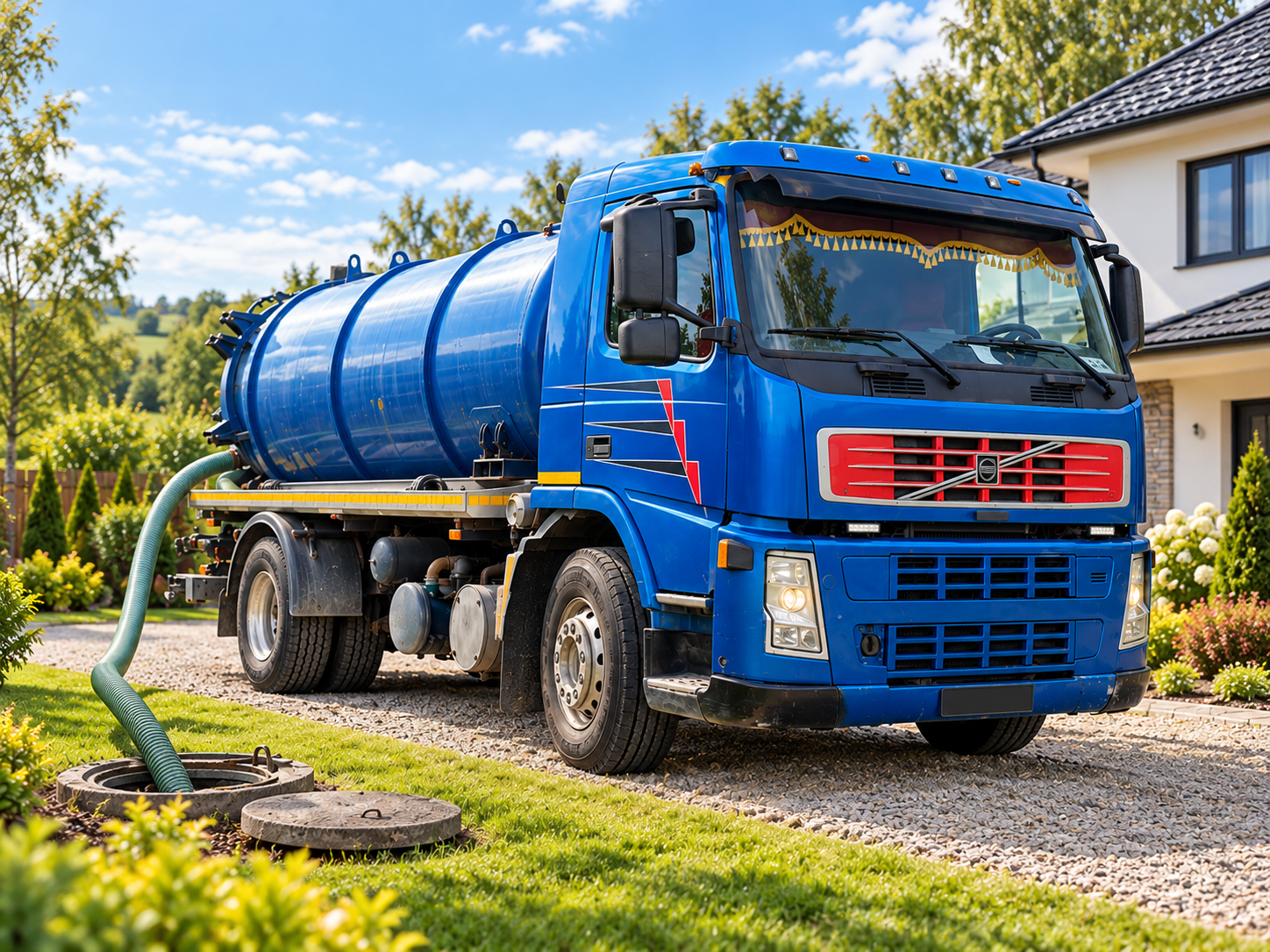 Samochód asenizacyjny Volvo LuMa – obsługa firm
